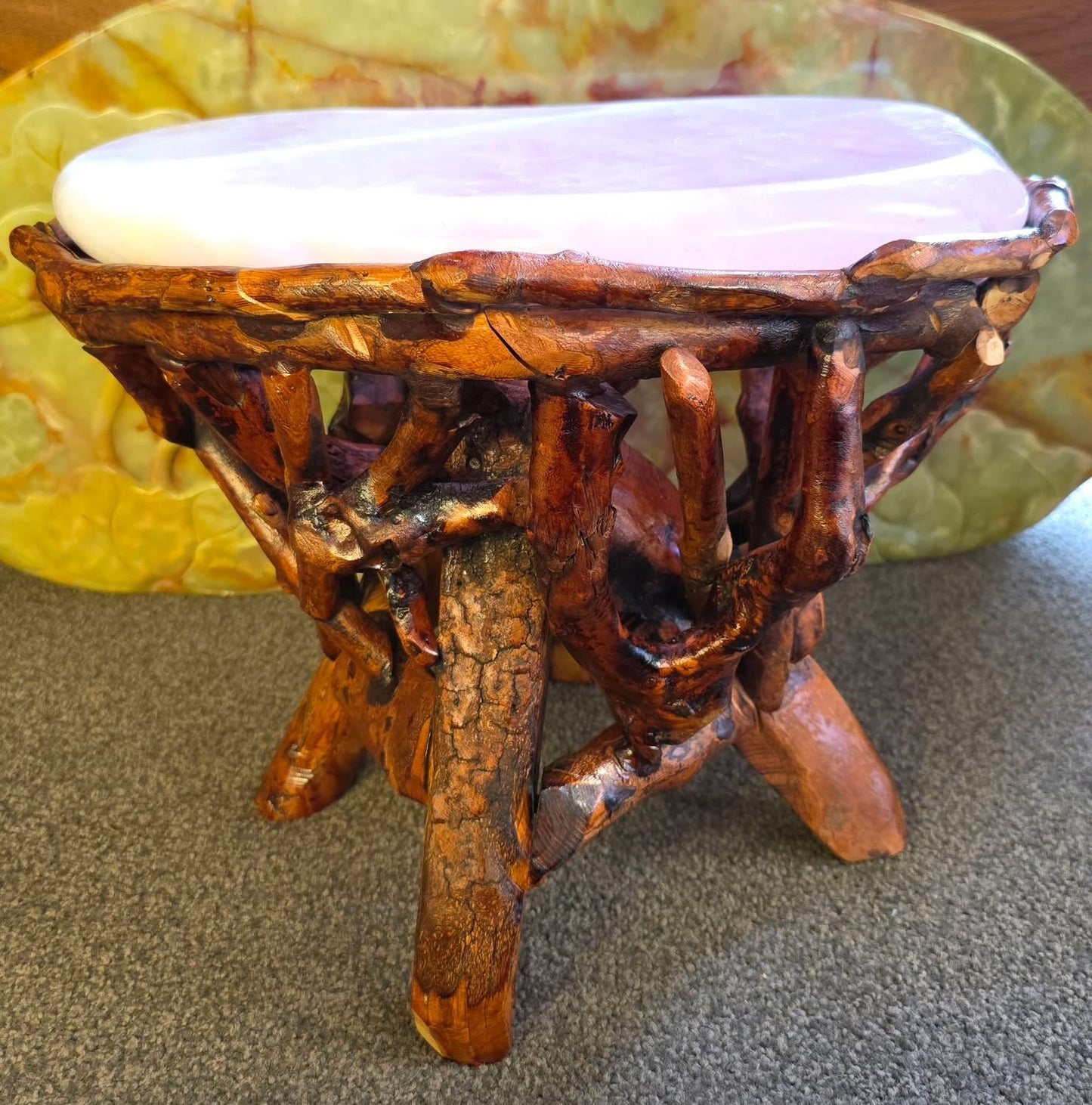 Rose Quartz Stool (11803g)