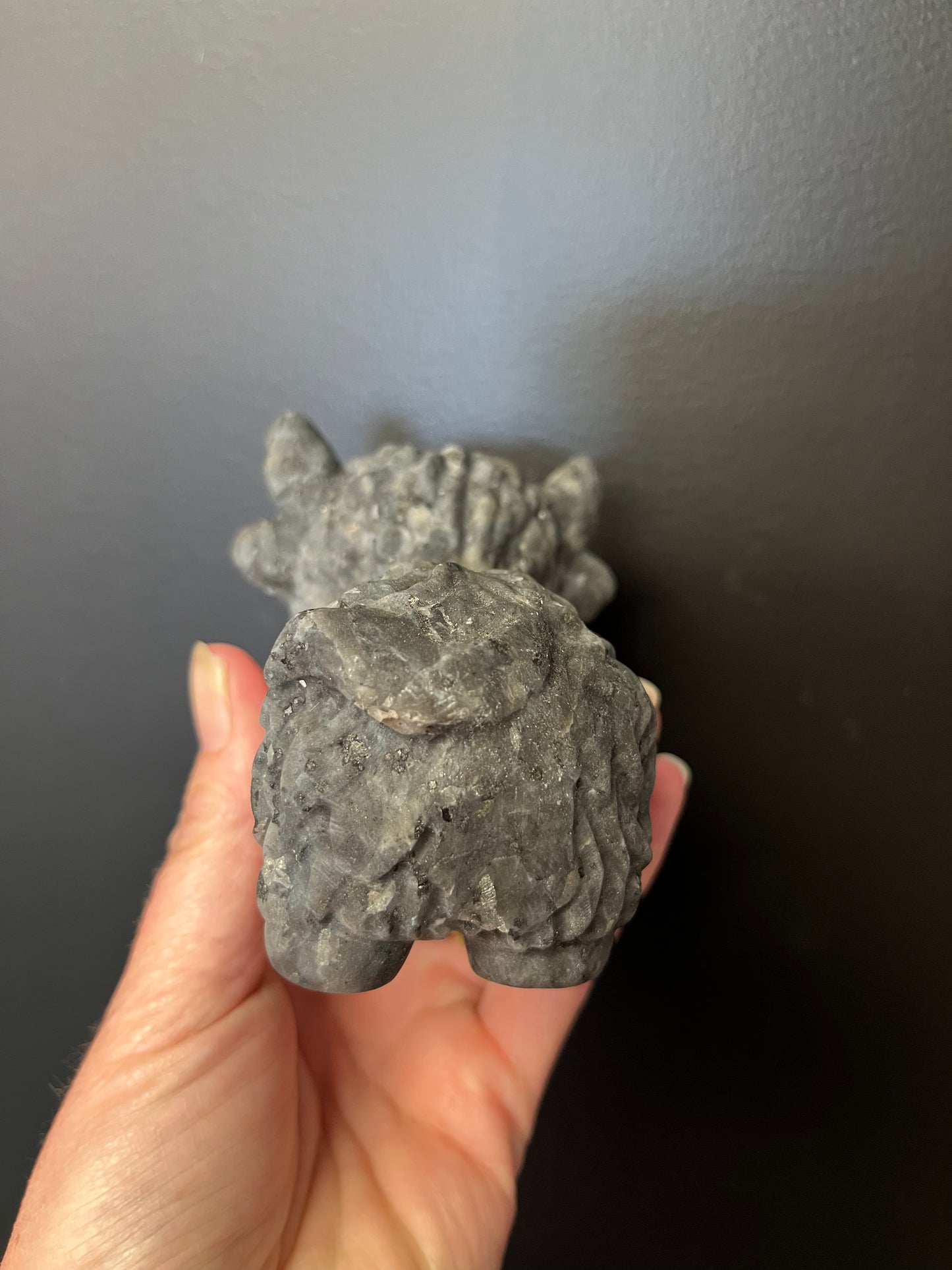 Larvikite Highland Cow (545g)