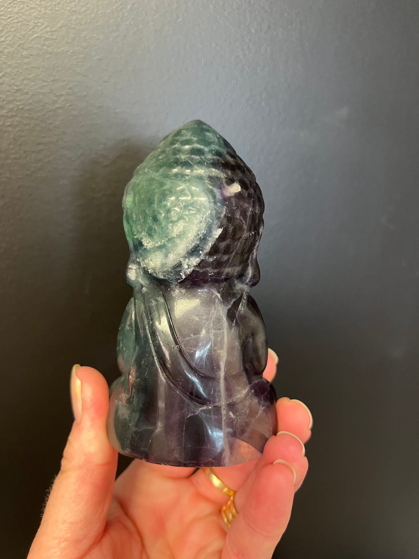 Fluorite Buddha (395g)