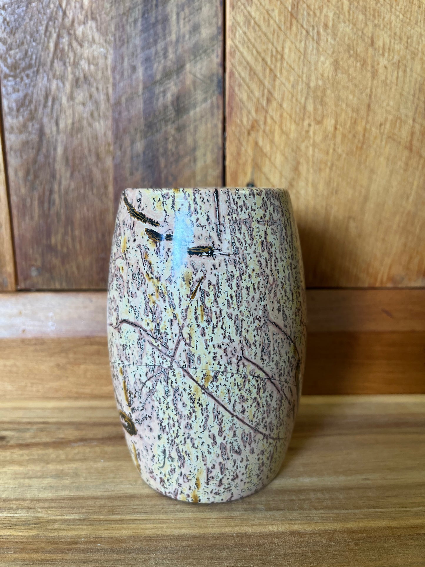 Picture Jasper Vase (704g)