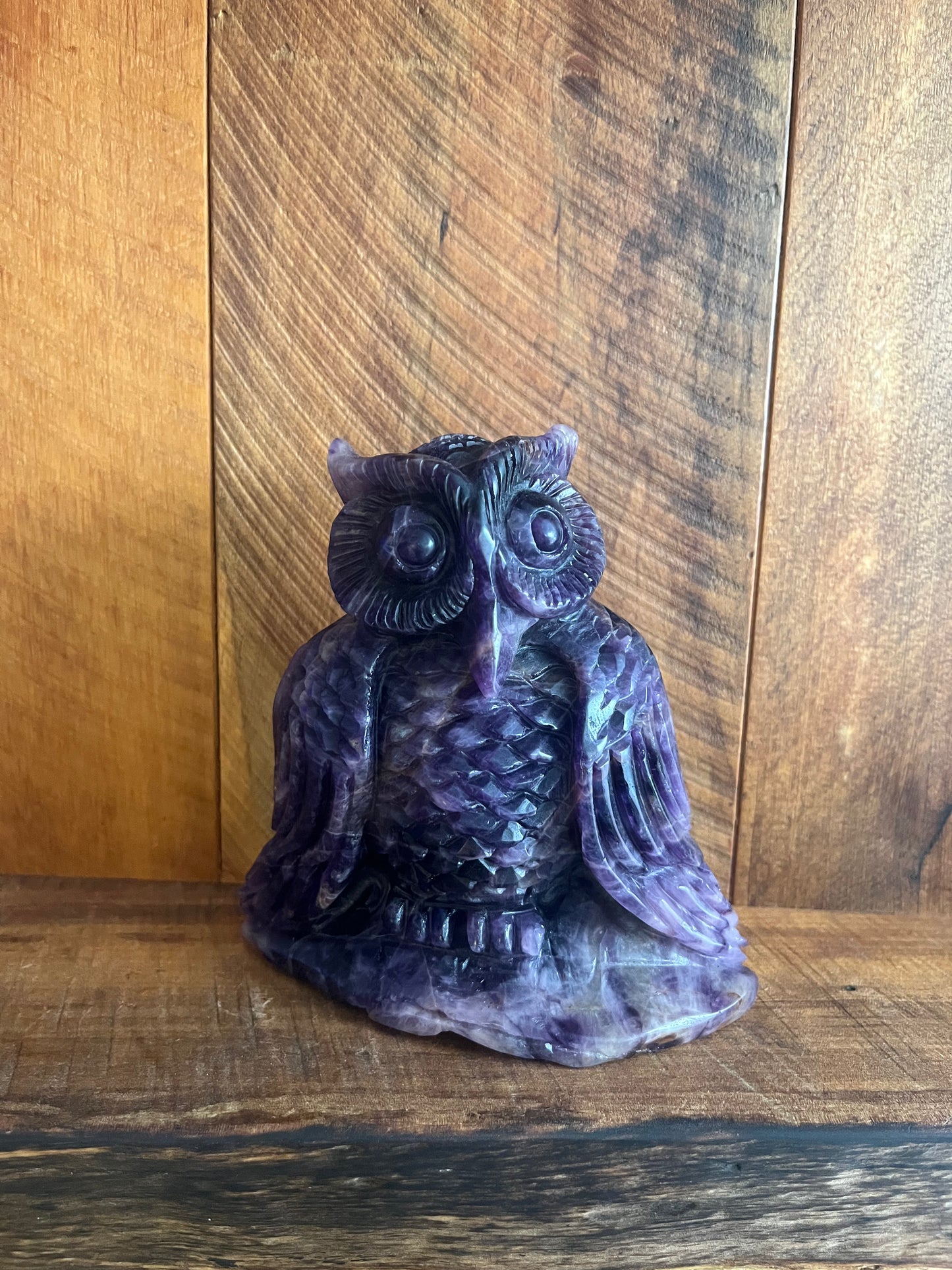 Amethyst Owl (832g)