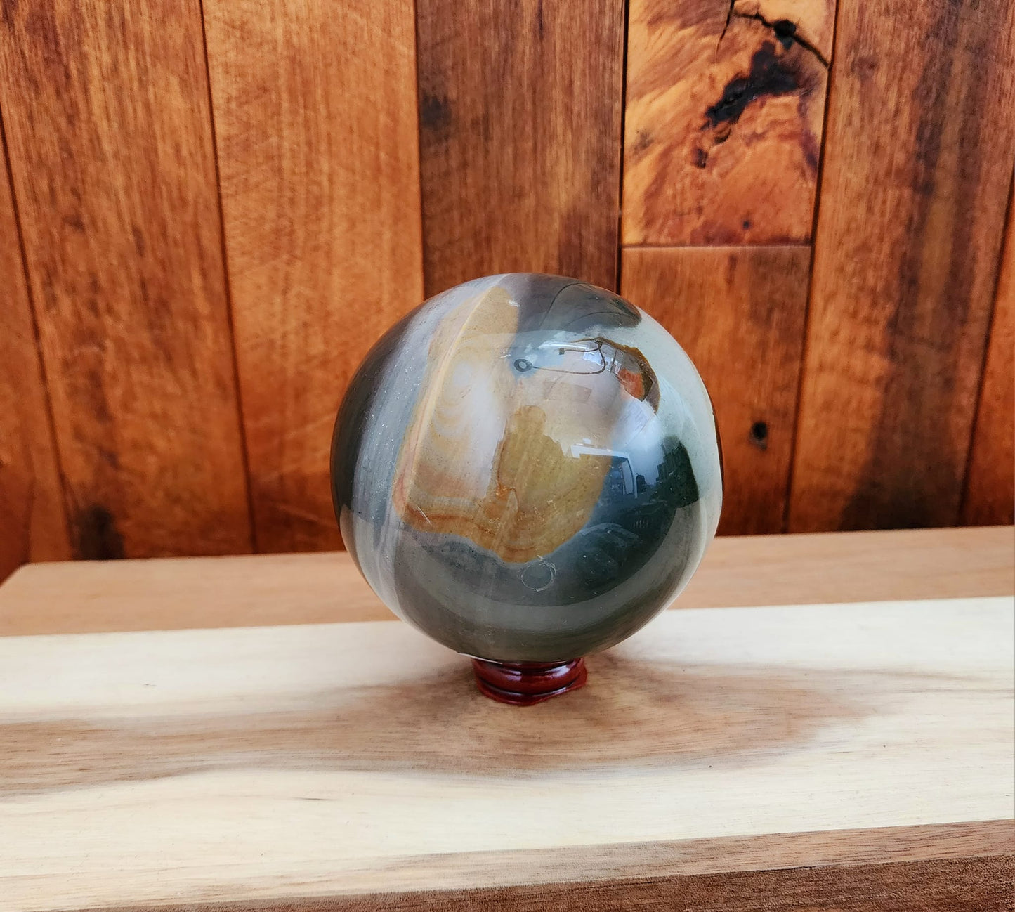 Polychrome Jasper Sphere (1038g)