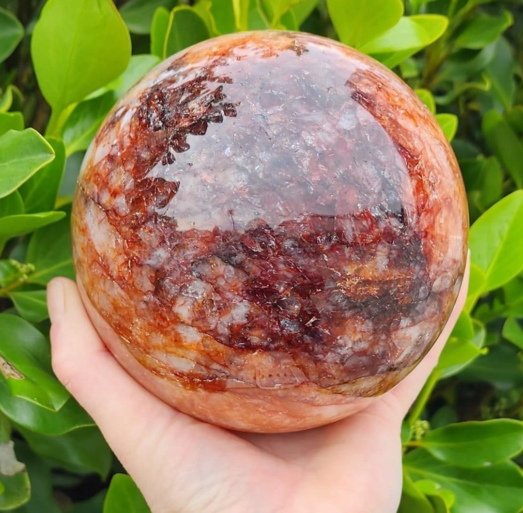 Fire Quartz Sphere (2410g)