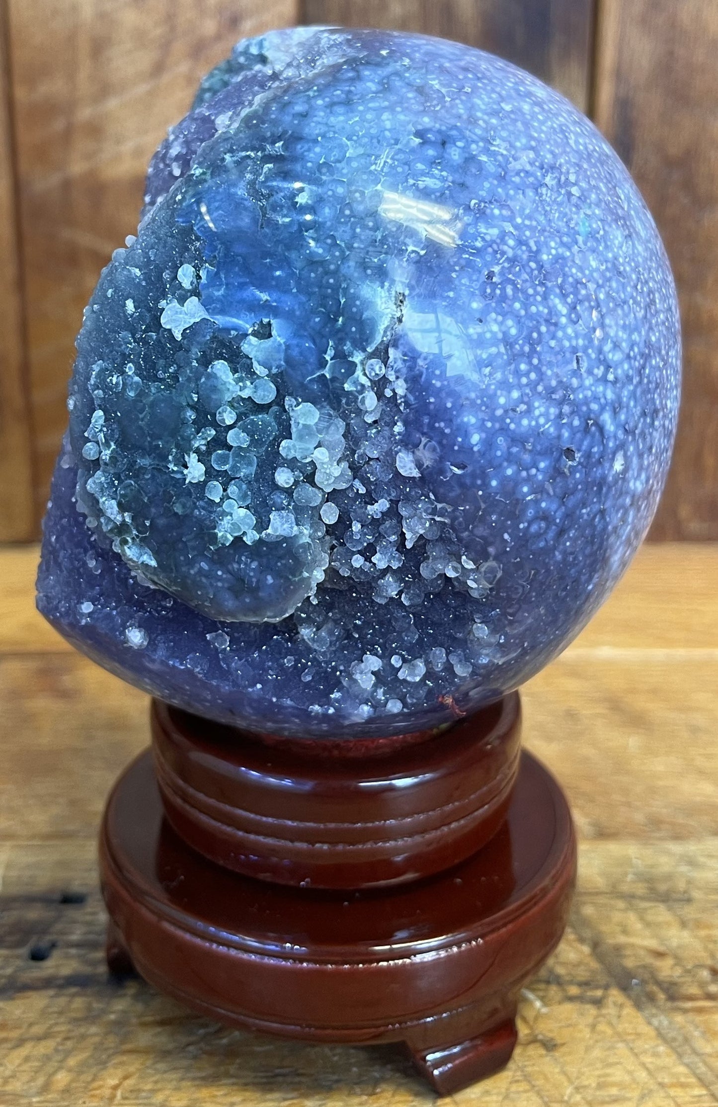 Grape Agate Sphere (997g)