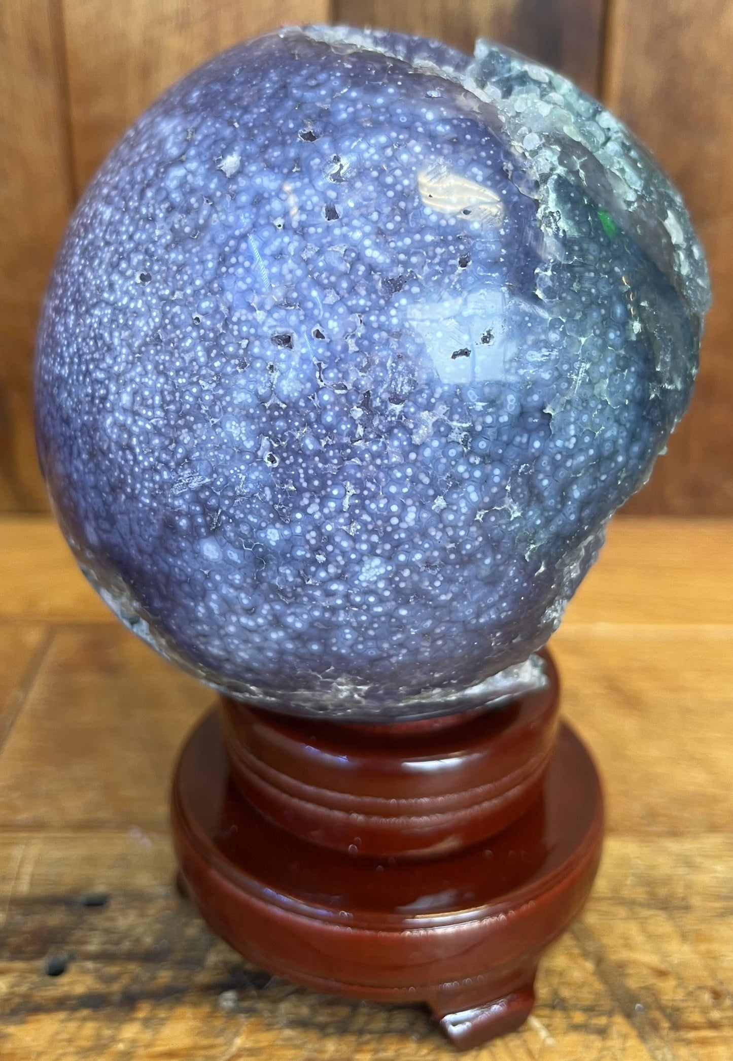 Grape Agate Sphere (997g)