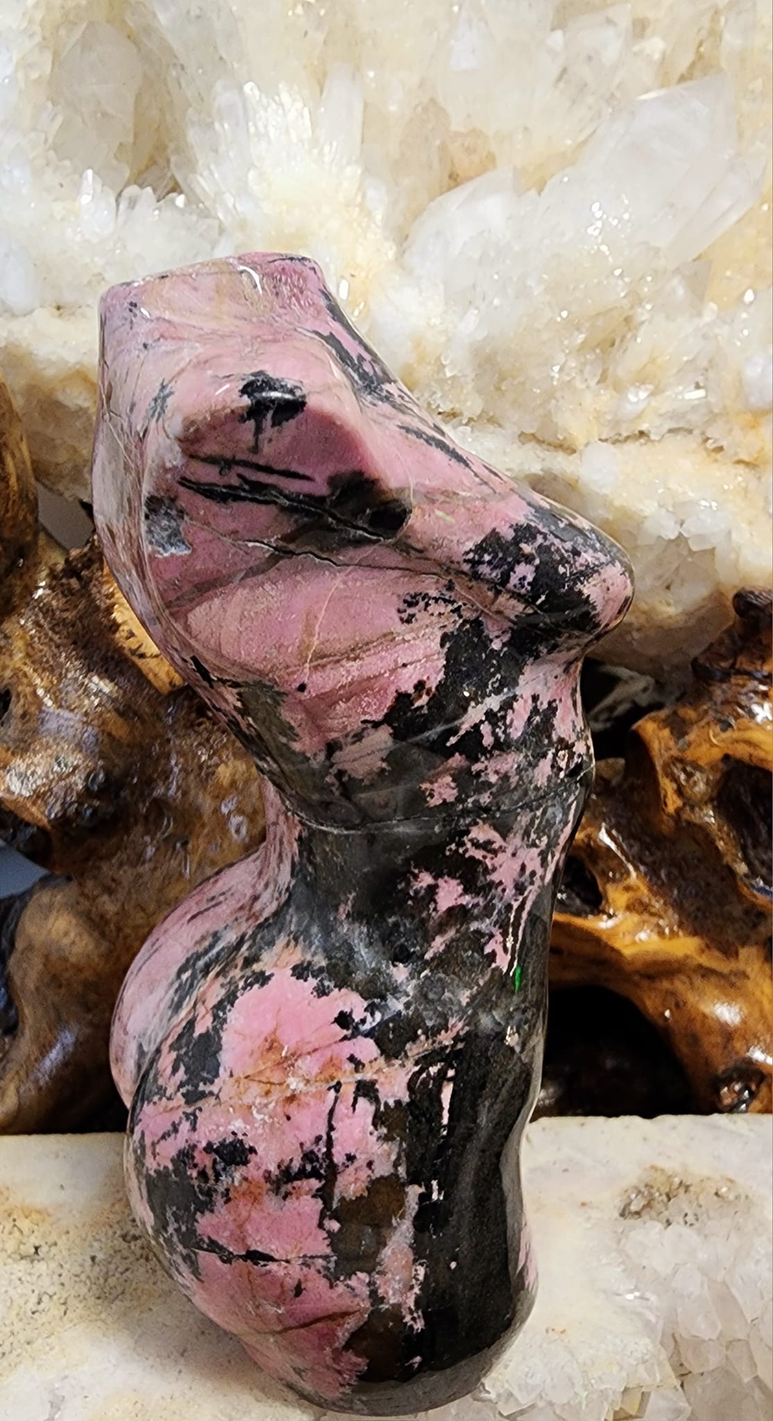 Rhodonite Body (1291g)