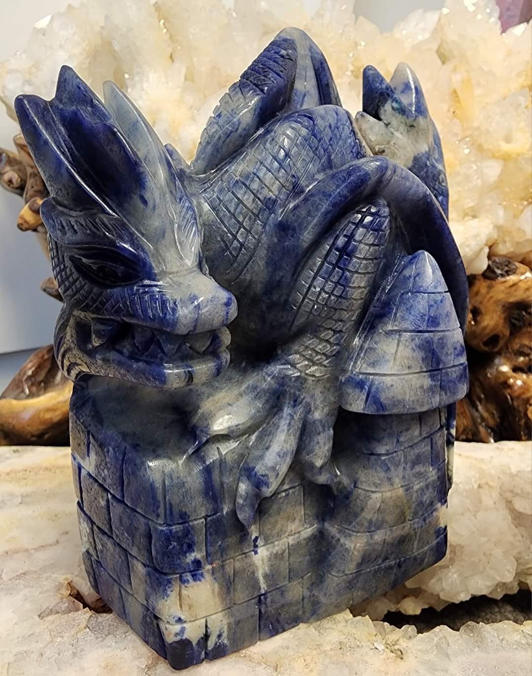 Sodalite Dragon (2855g)