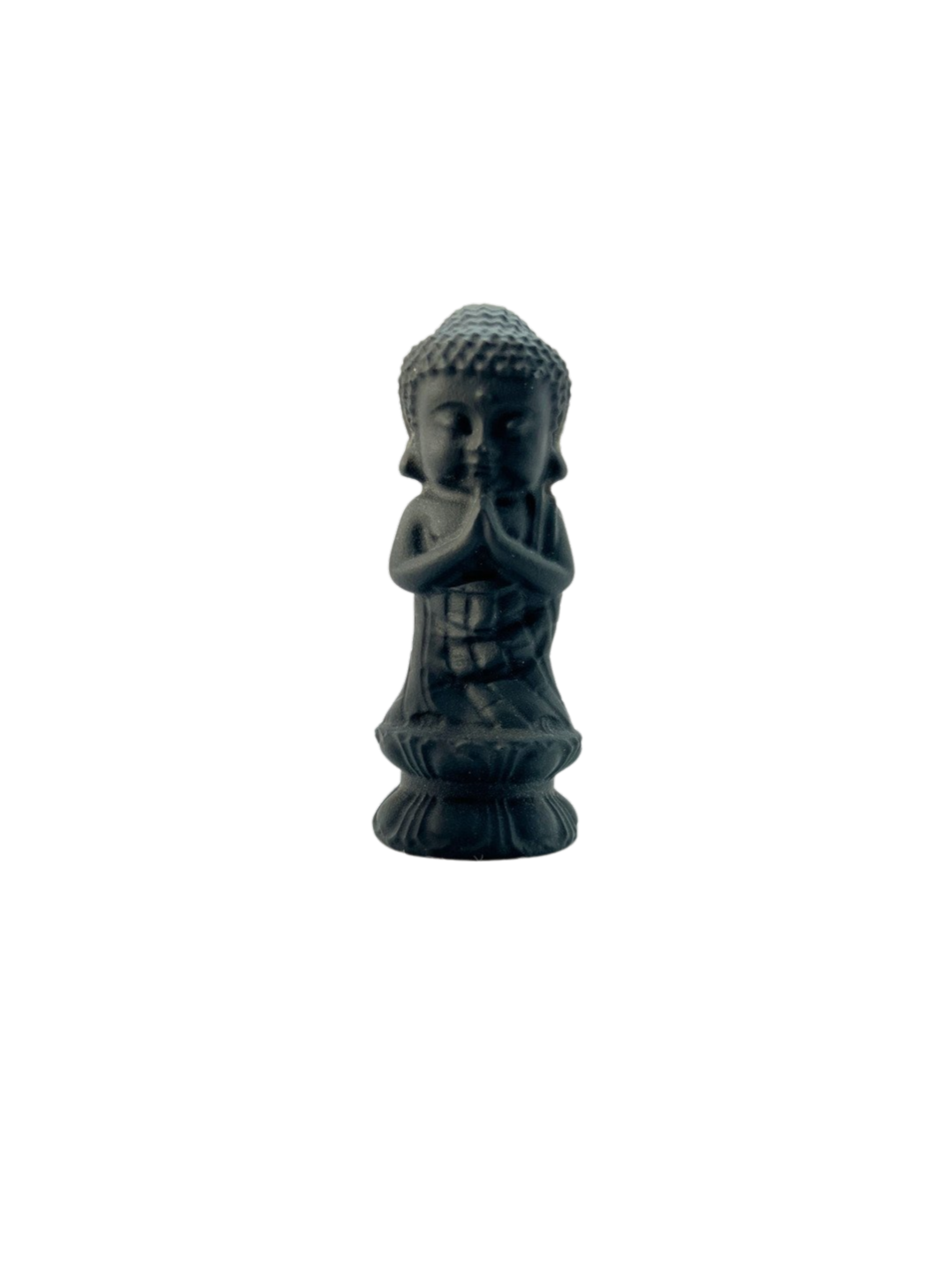 Black Obsidian Carving - Miniature Buddha