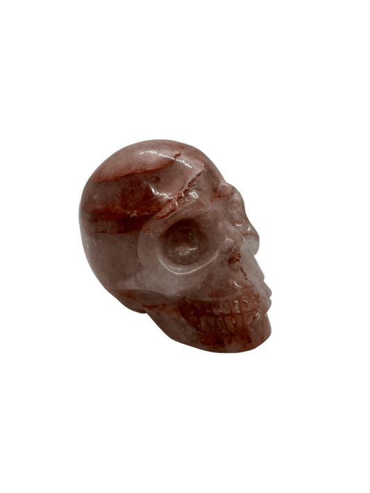 Fire Quartz Skull (590g)