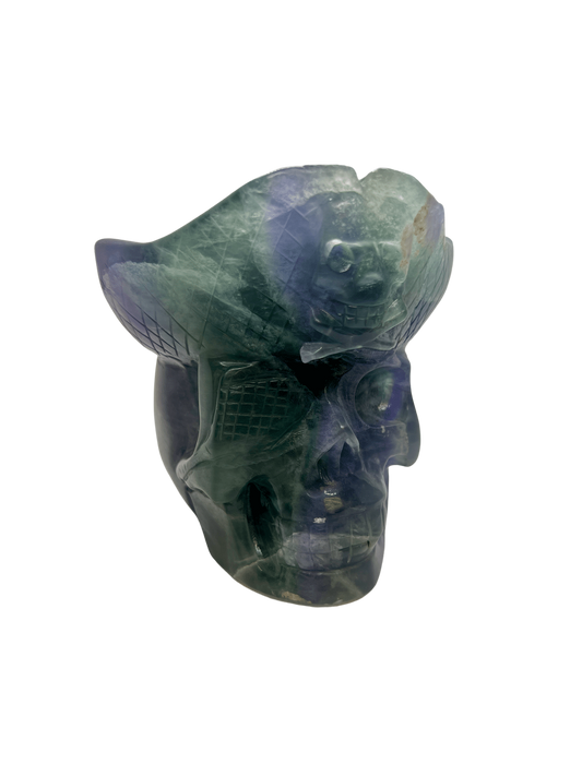 Fluorite Skull (1.9kg)