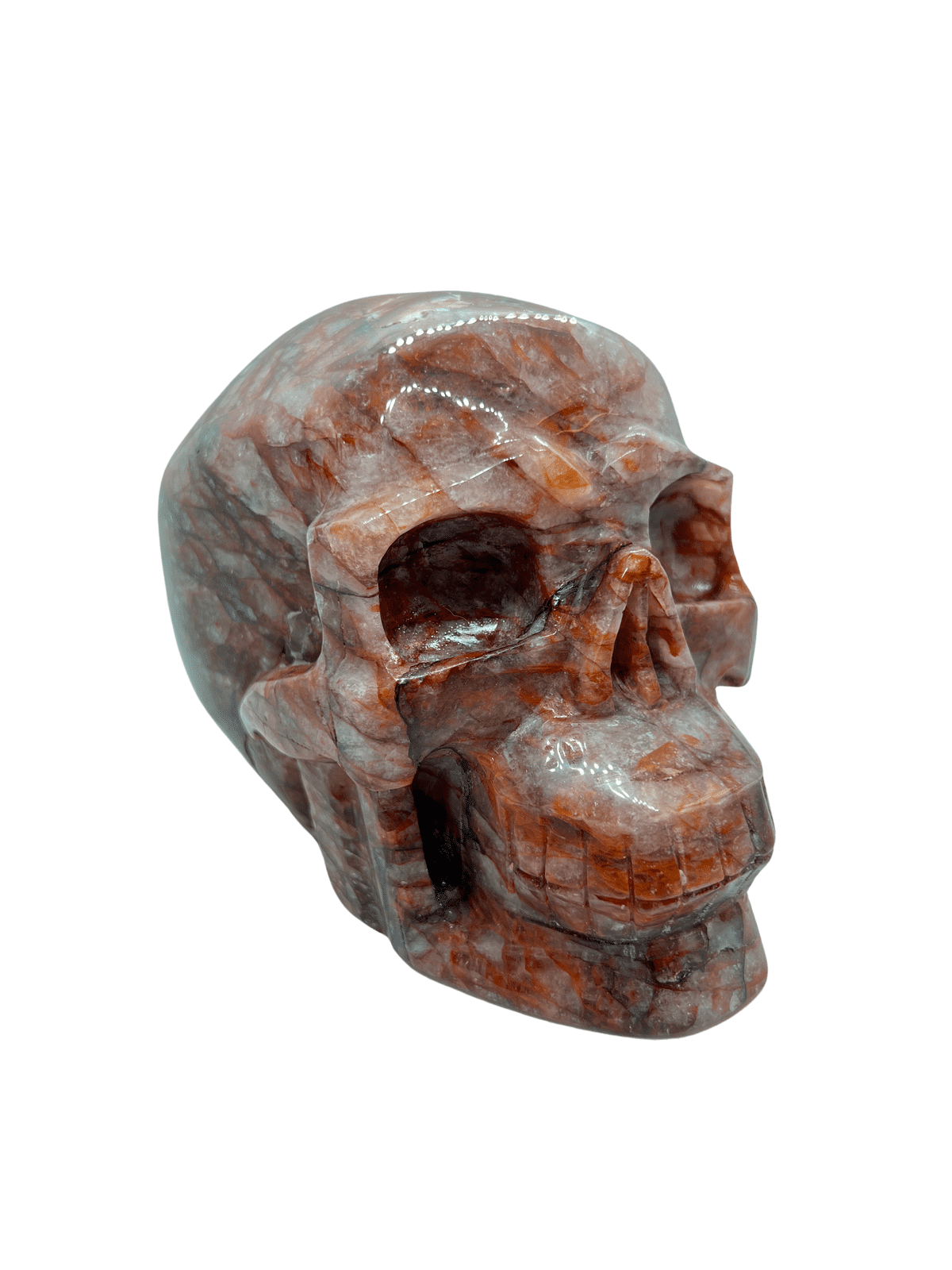 Fire Quartz Skull (2.4kg)