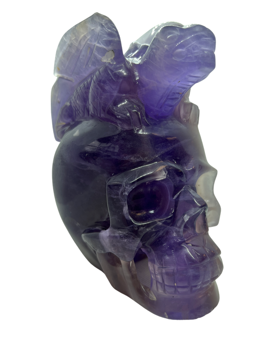 Purple Fluorite Skull (2.8kg)