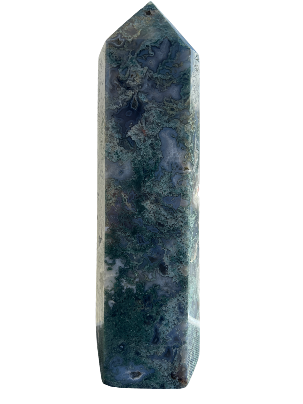 Moss Agate Tower (4kg)