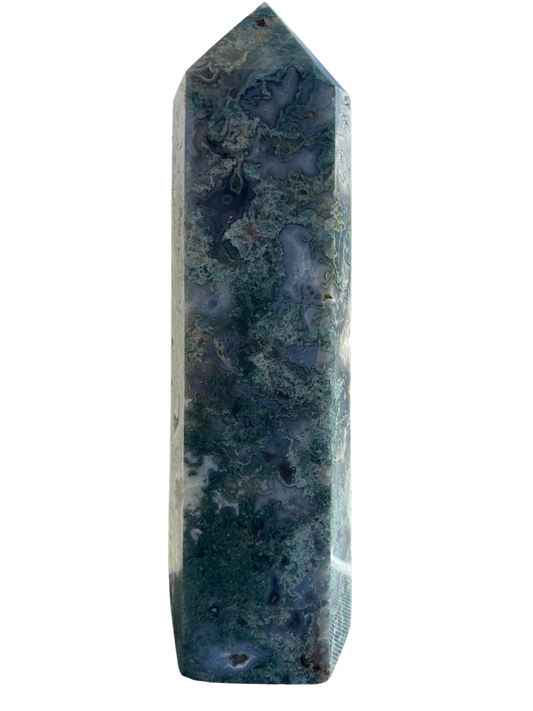 Moss Agate Tower (4kg)