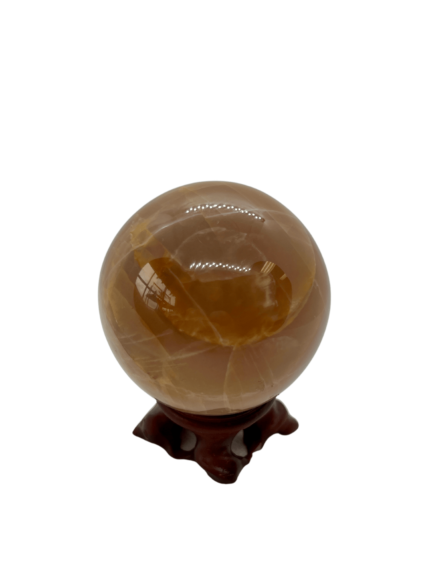 Moonstone Peach Sphere (329g)