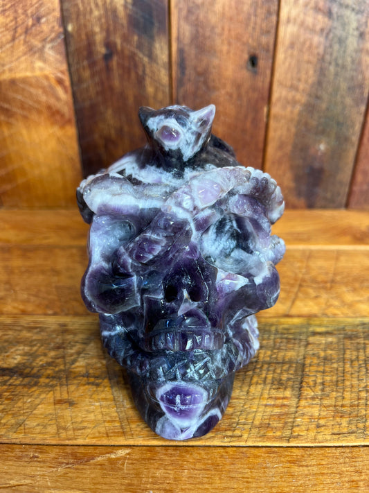 Dream Amethyst Skull