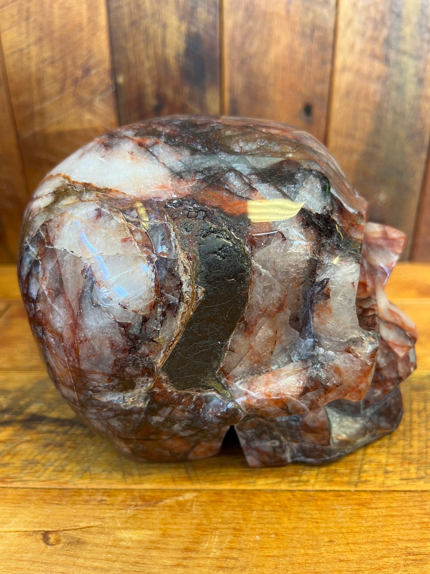 Fire Quartz Skull