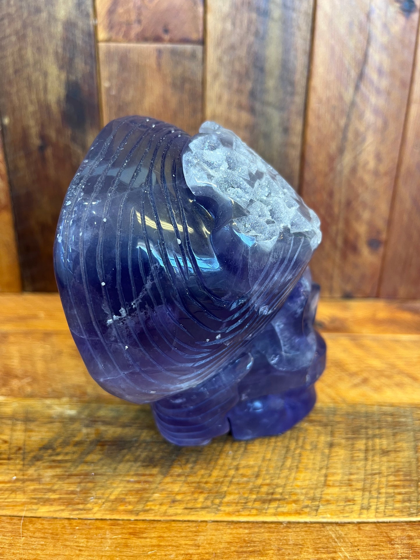 Fluorite Skull