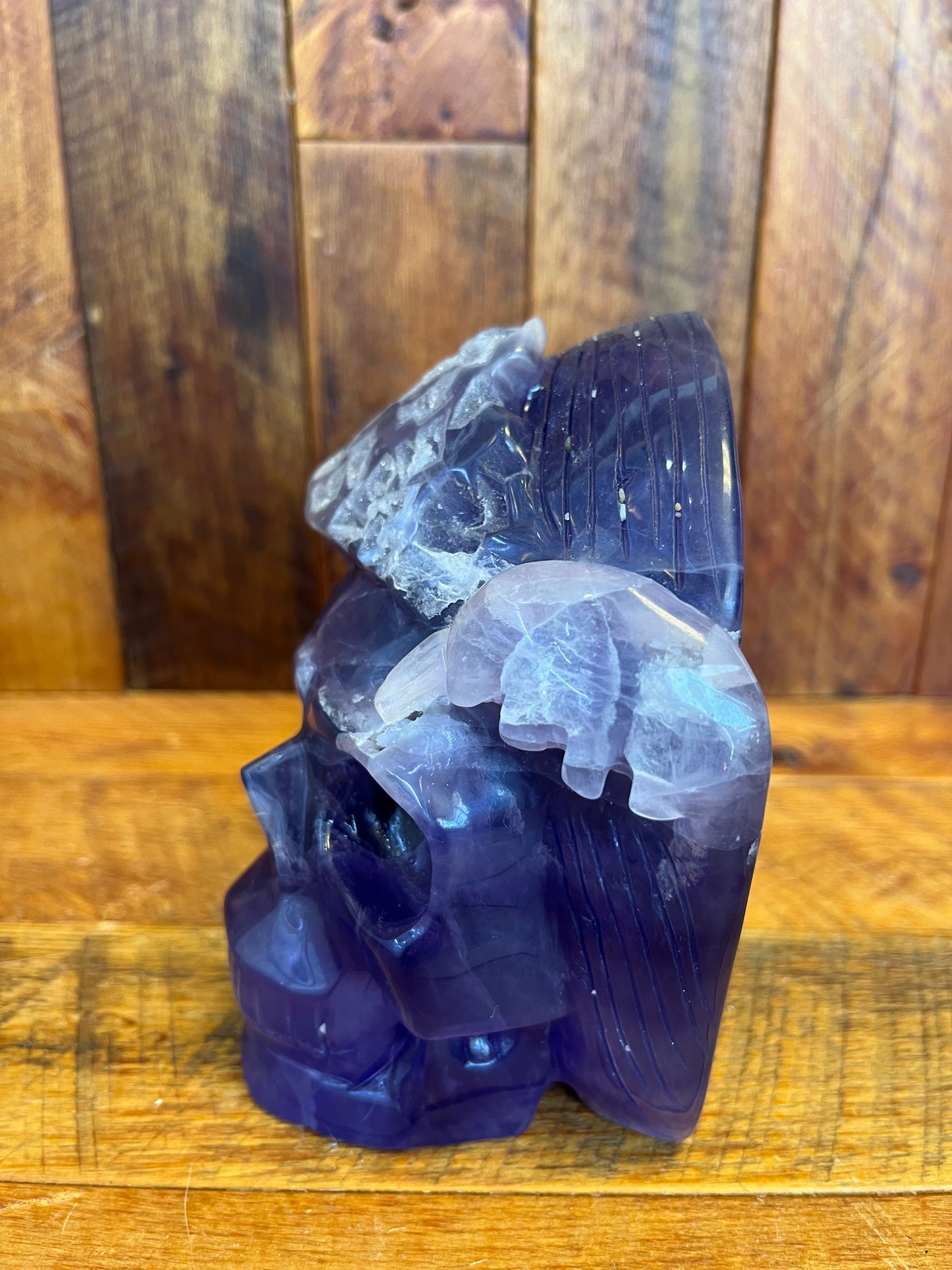 Fluorite Skull