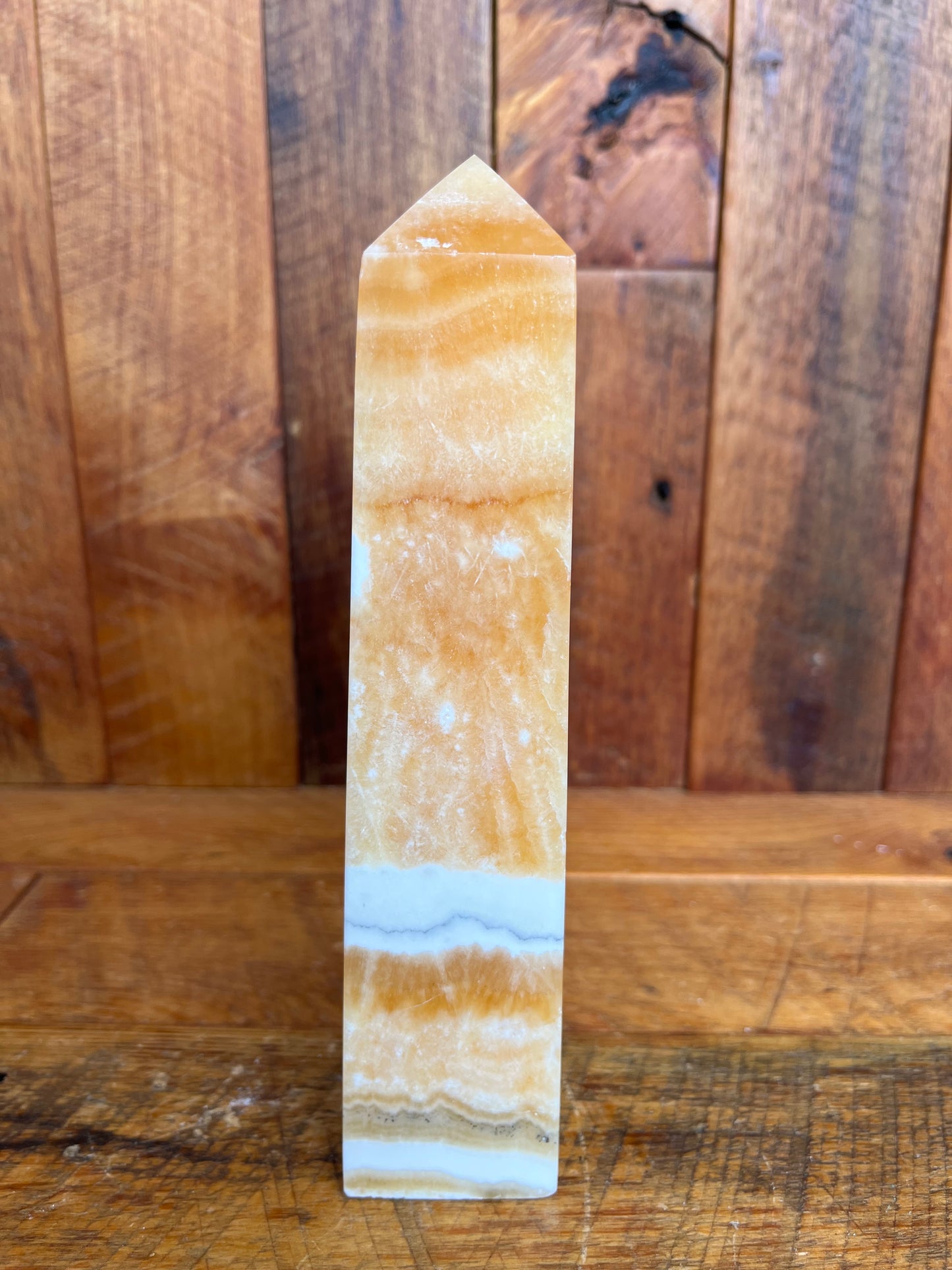 Orange Calcite Tower