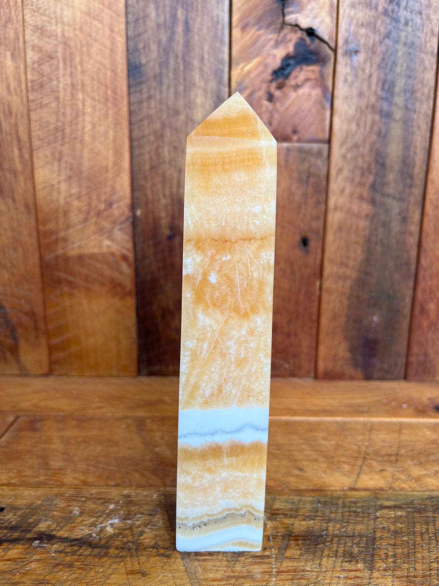 Orange Calcite Tower