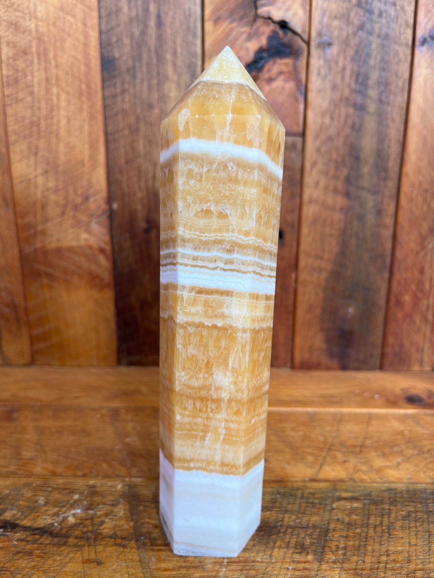 Orange Calcite Tower