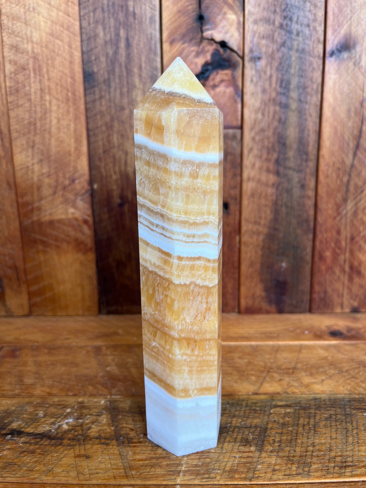 Orange Calcite Tower