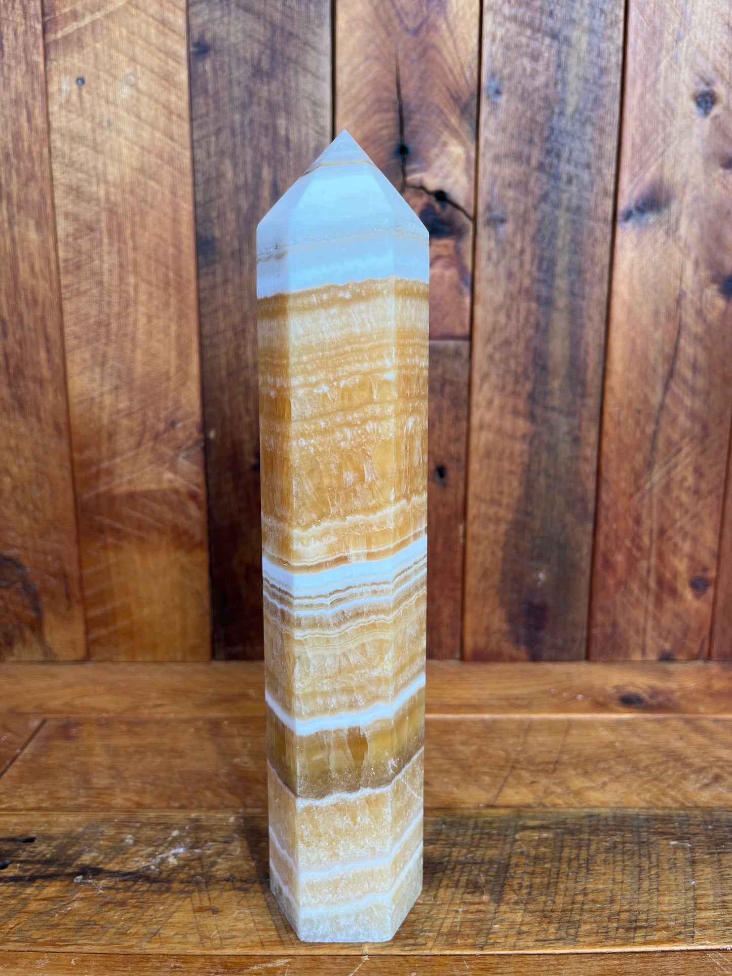 Orange Calcite Tower