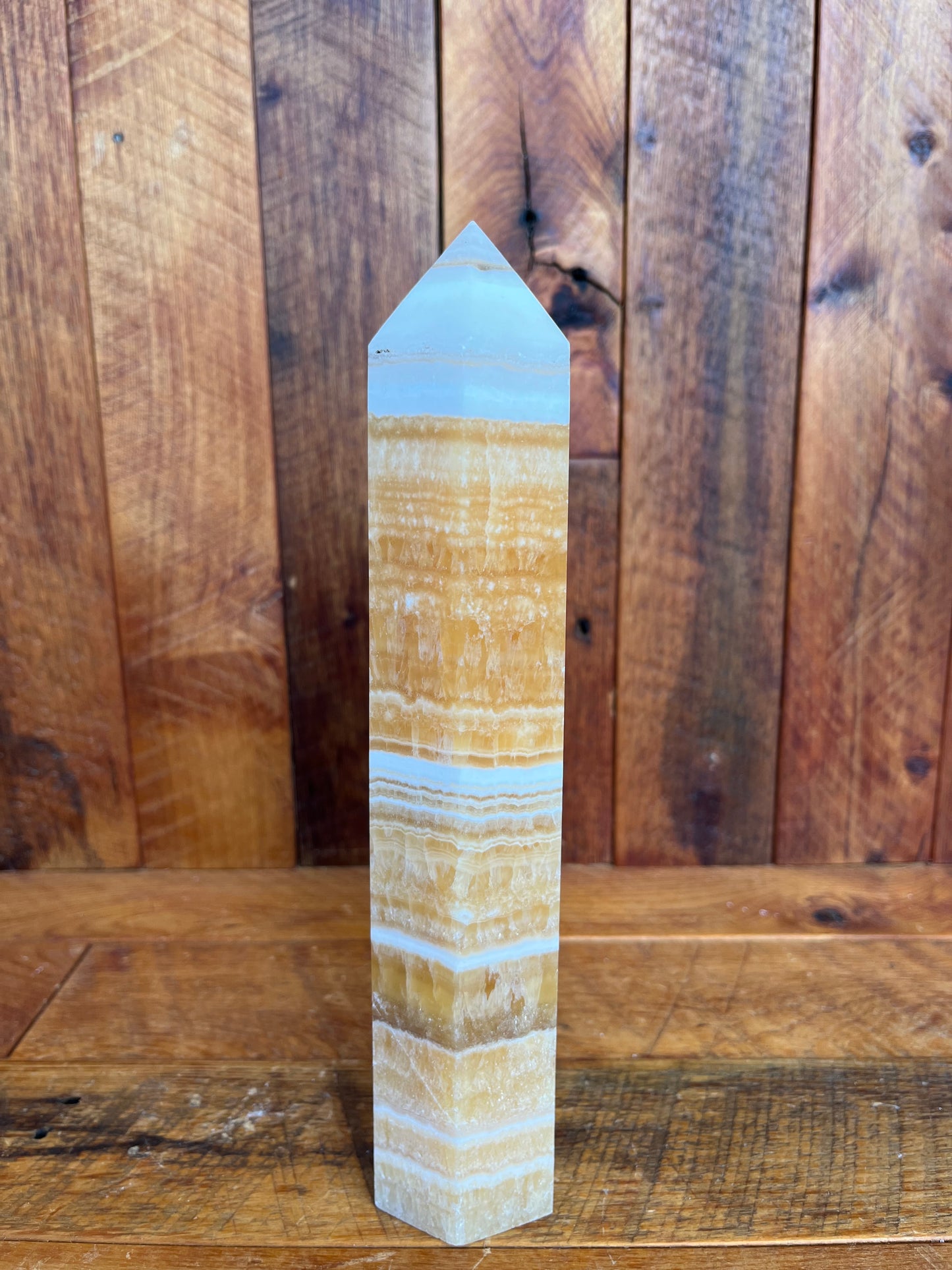 Orange Calcite Tower