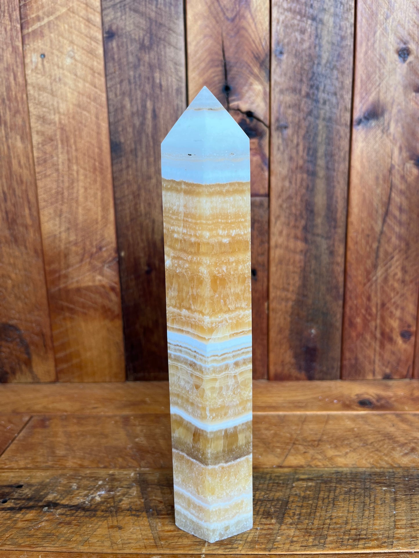 Orange Calcite Tower