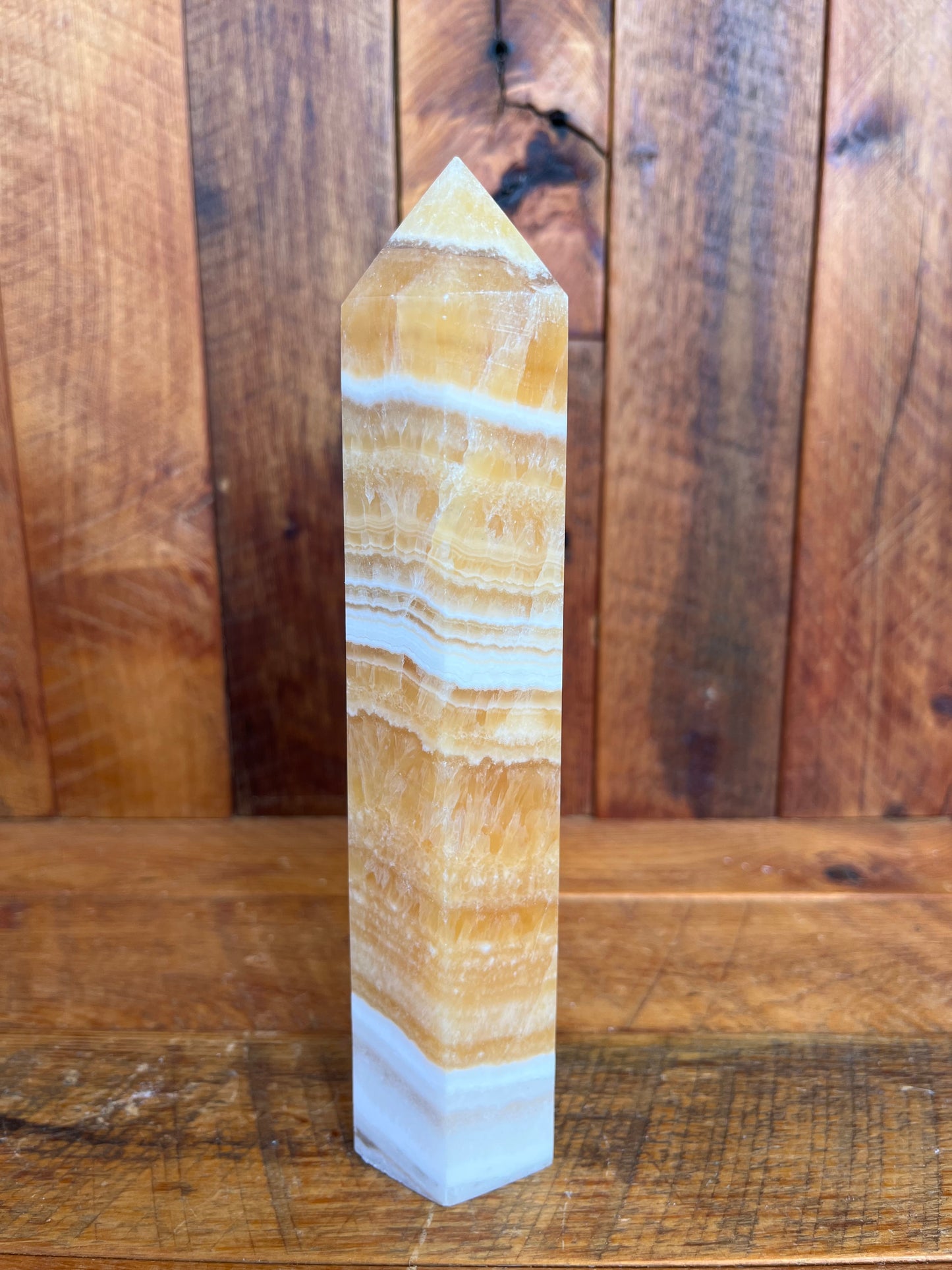 Orange Calcite Tower