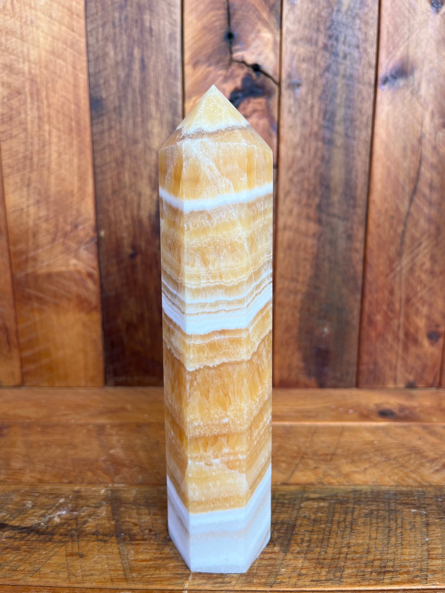 Orange Calcite Tower