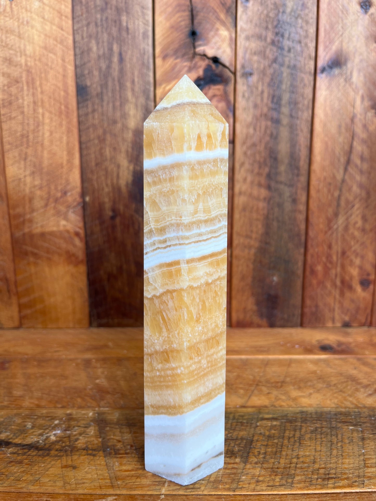 Orange Calcite Tower