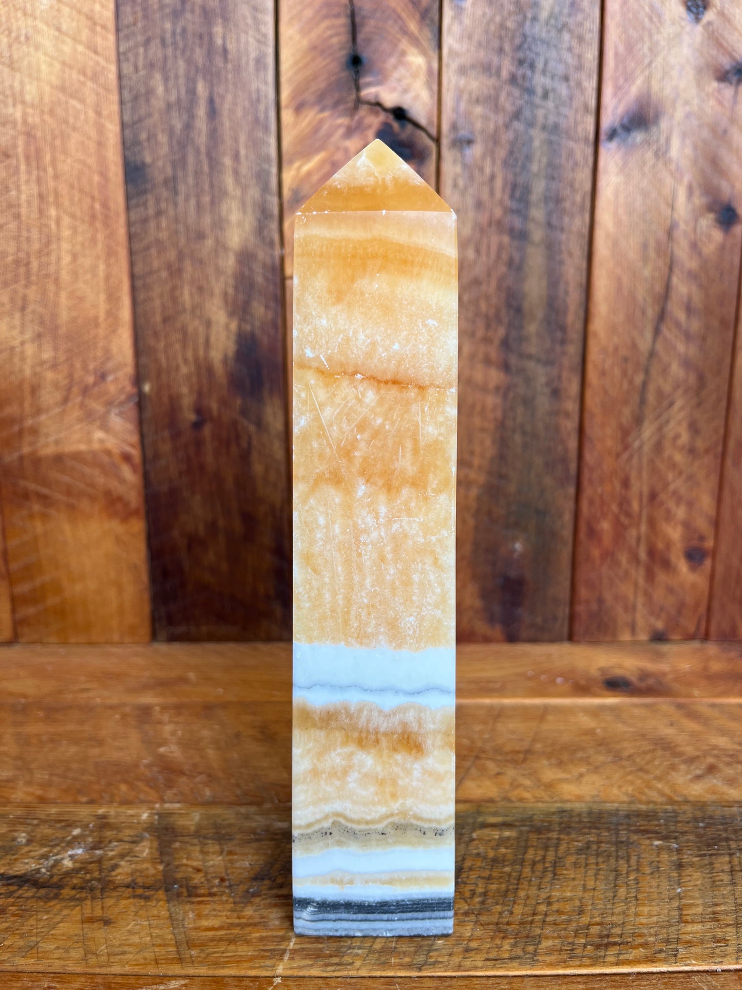 Orange Calcite Tower