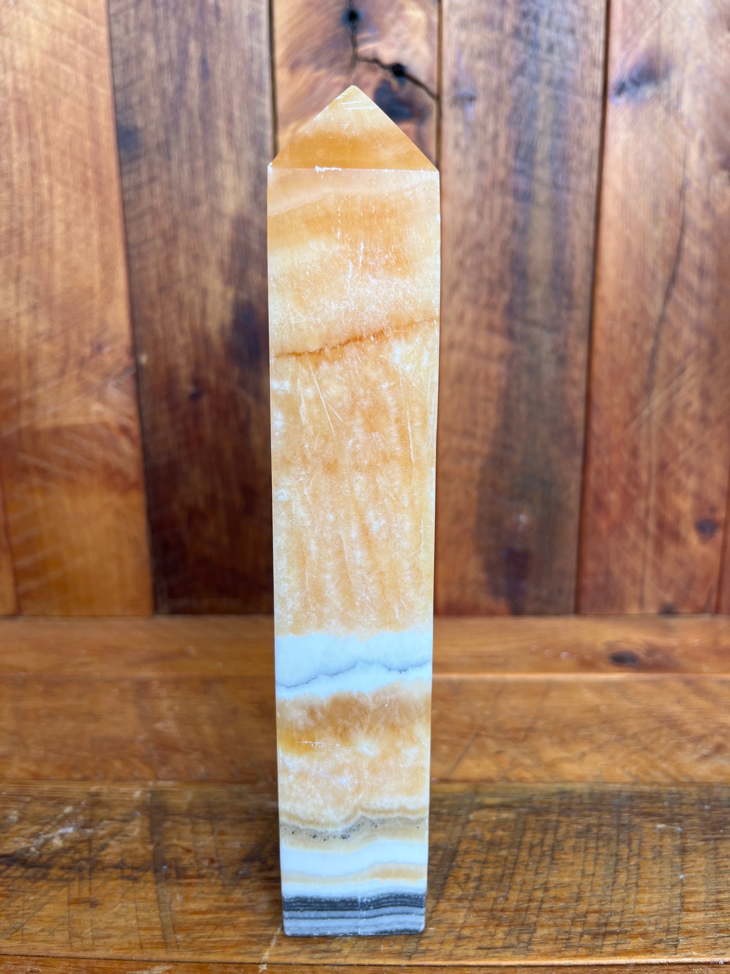 Orange Calcite Tower