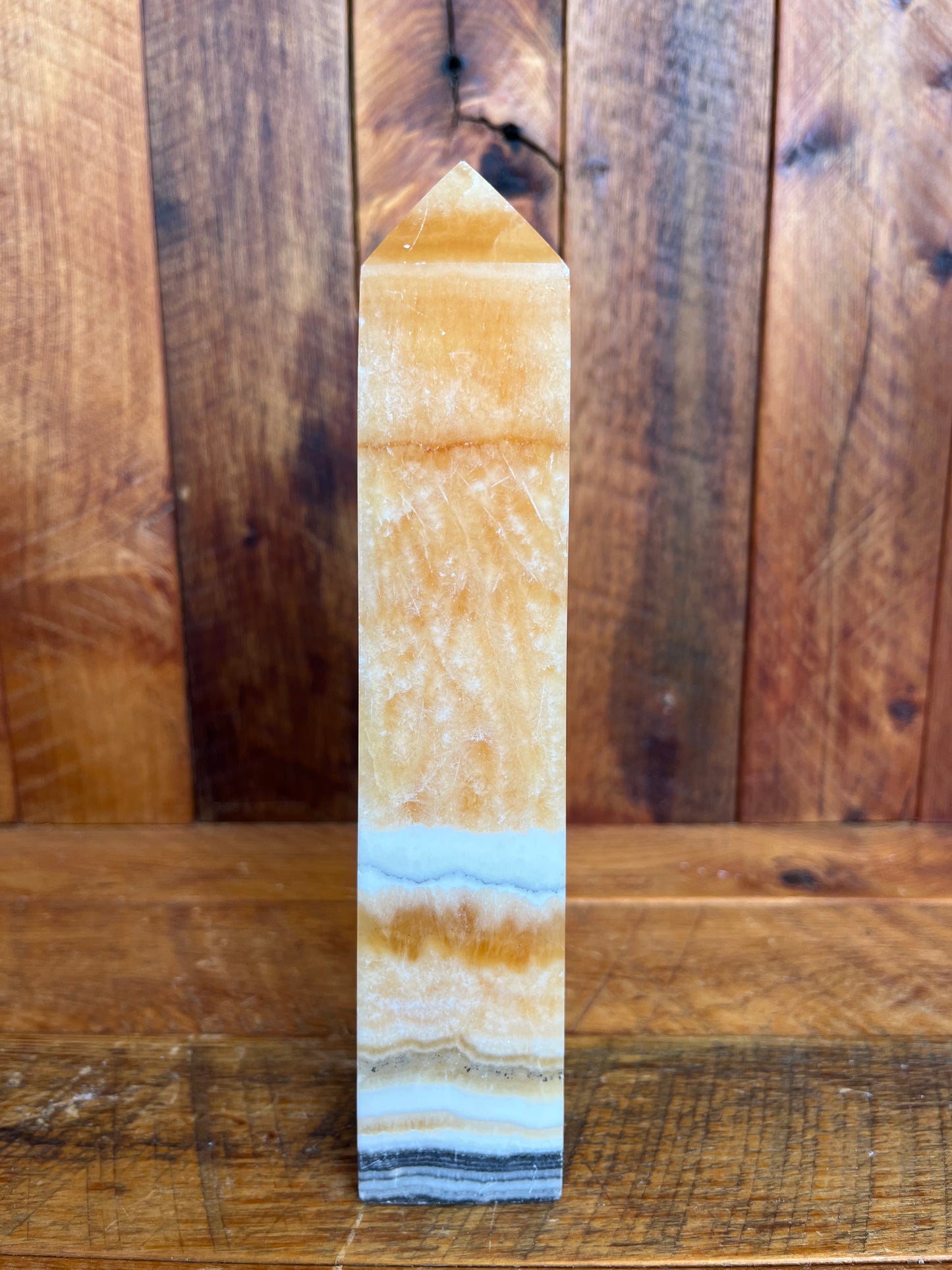 Orange Calcite Tower