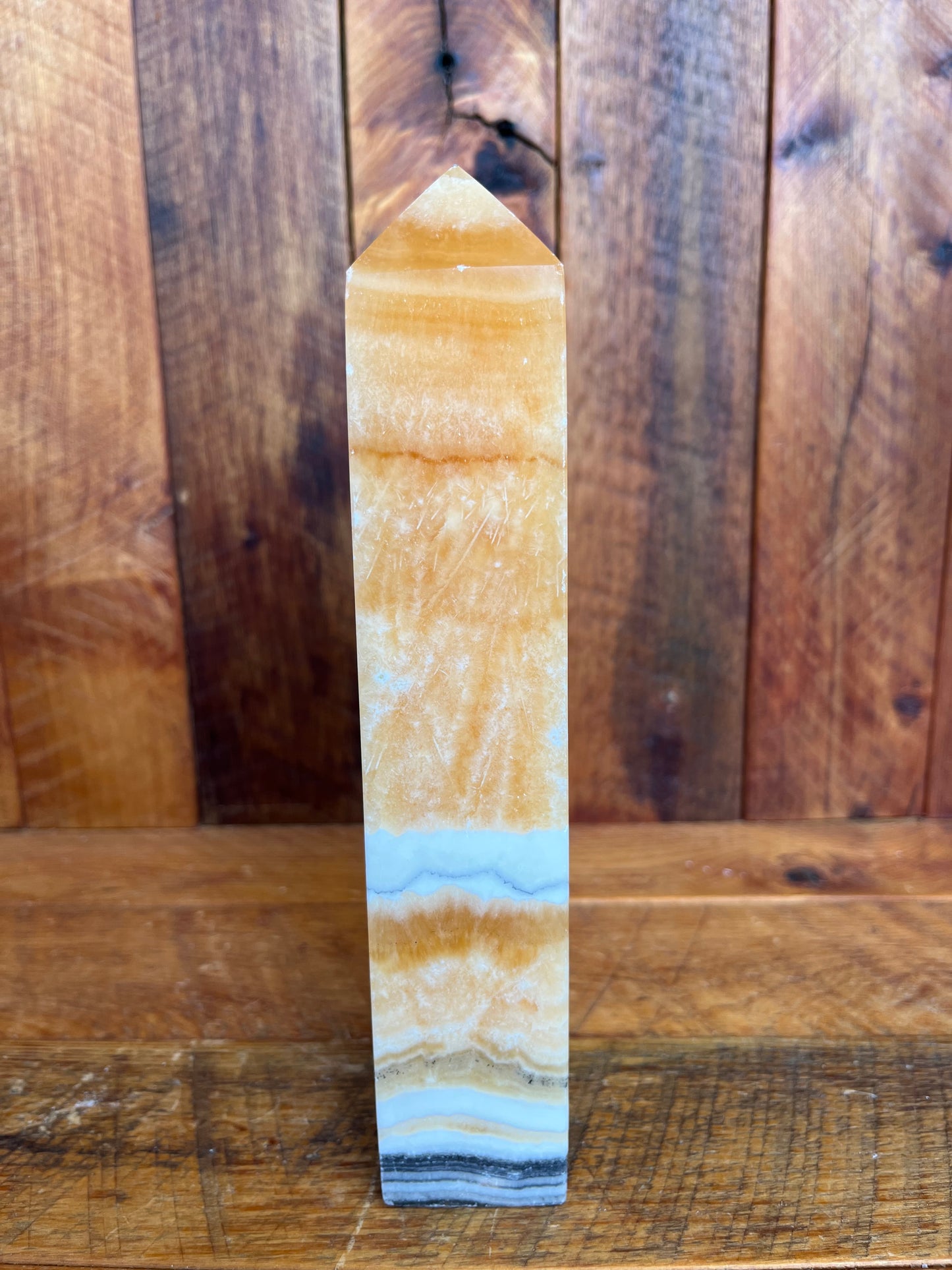 Orange Calcite Tower