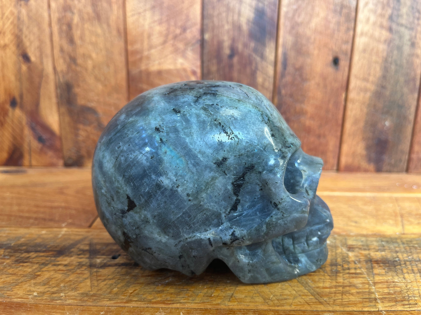Labradorite Skull