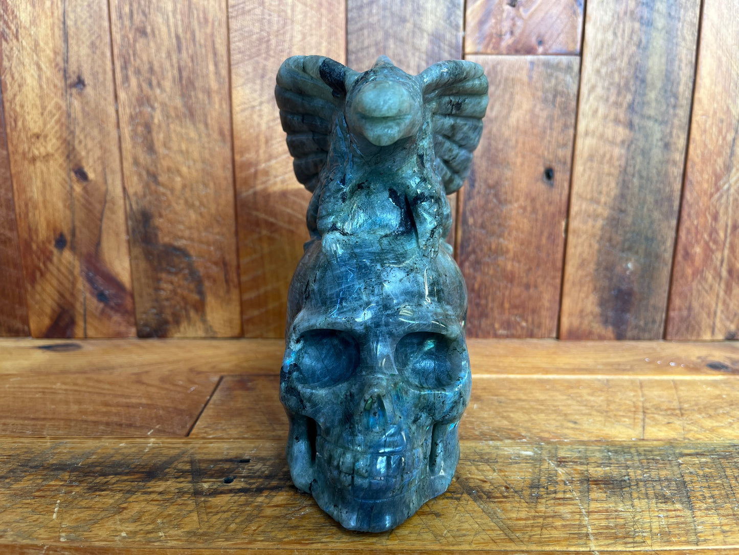 Labradorite Skull