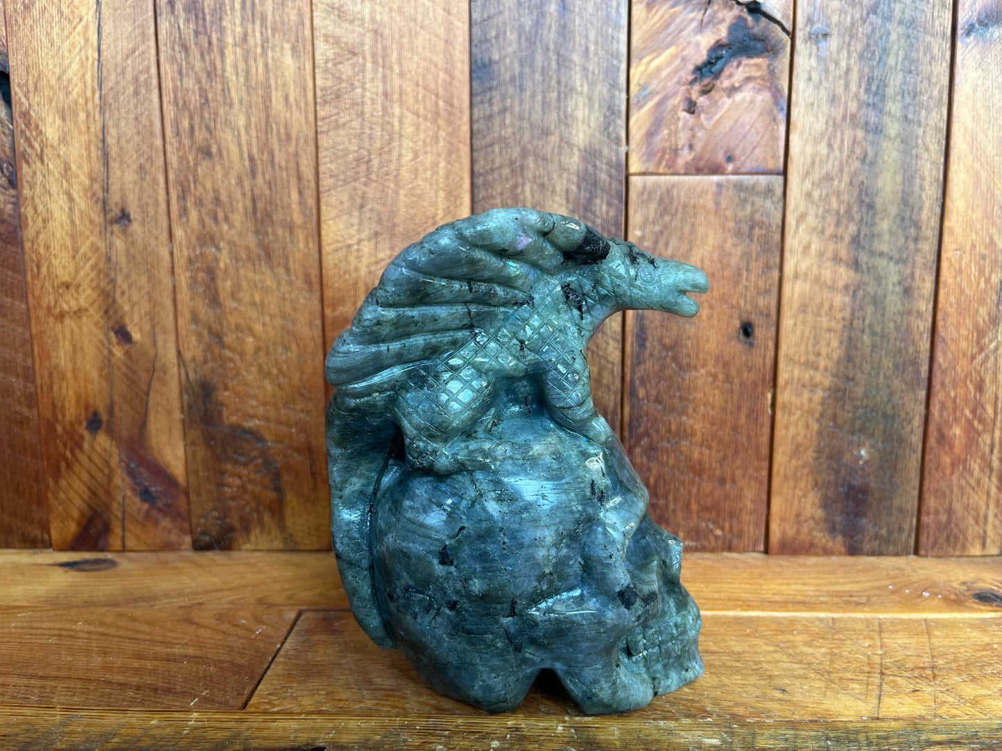 Labradorite Skull
