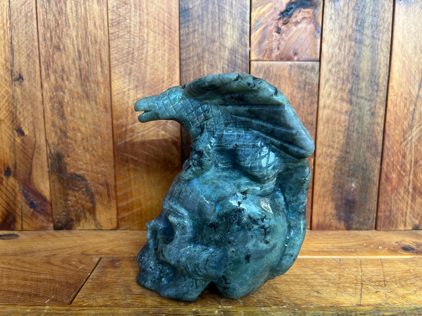 Labradorite Skull