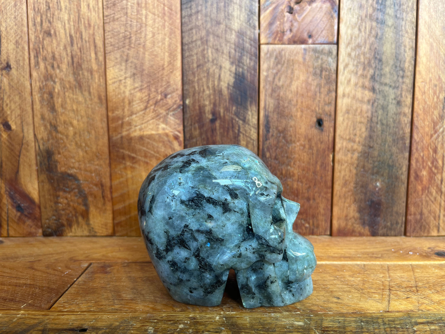 Labradorite Skull