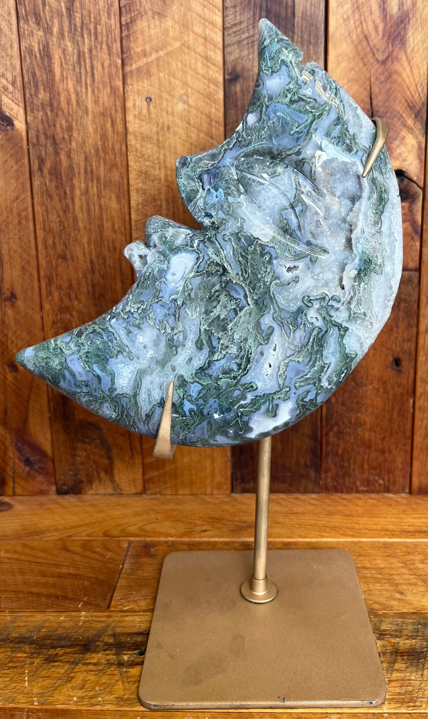 Moss Agate Moon (1944g)