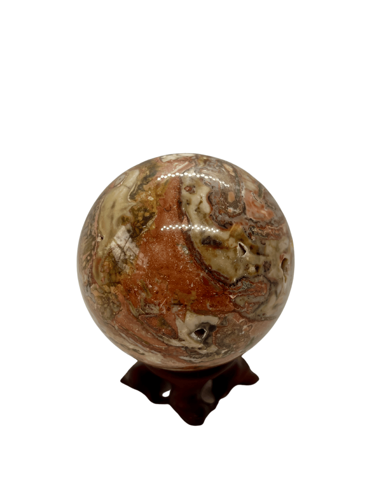 Fossil Agate Sphere (452g)