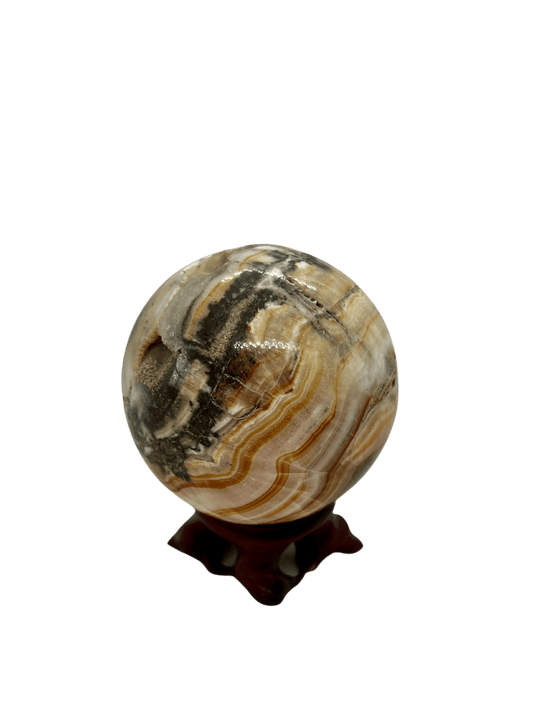 Red Aragonite Sphere (348g)