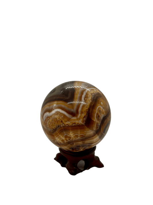 Red Aragonite Sphere (391g)