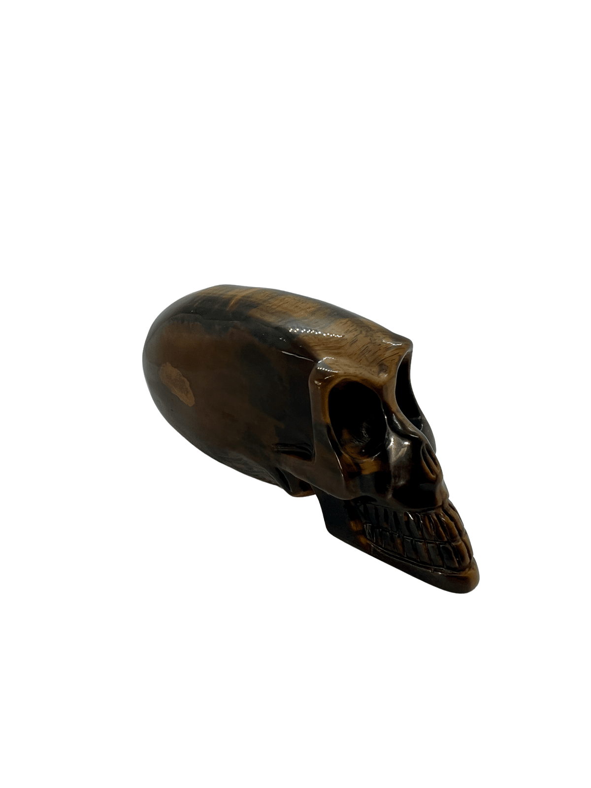 Tigers Eye Skull (547g)