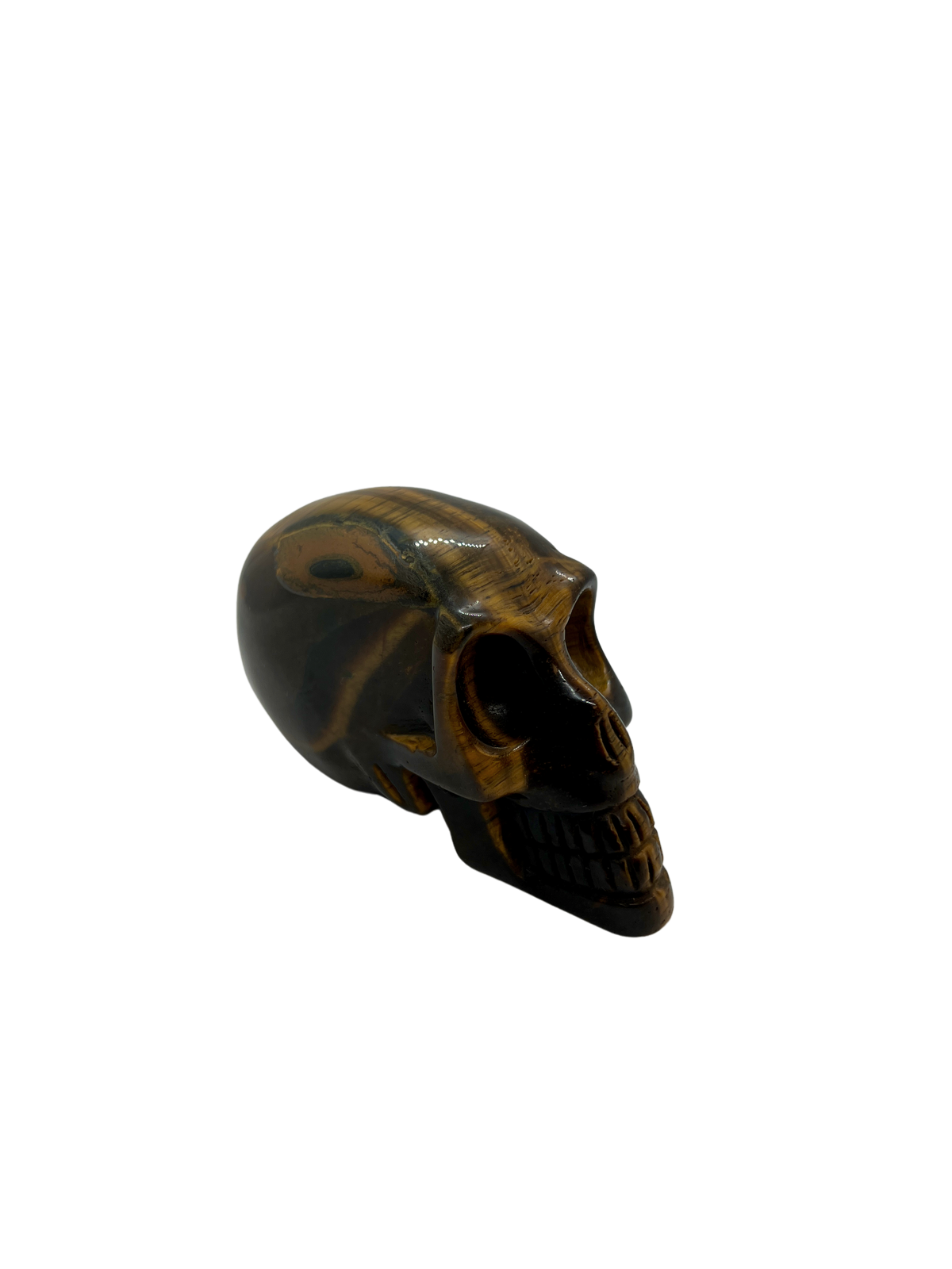 Tigers Eye Skull (239g)