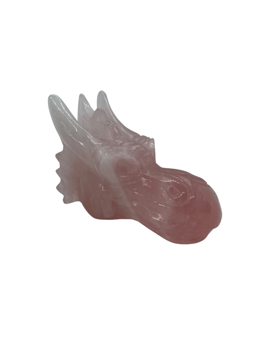 Rose Quartz Dragon Head (798g)