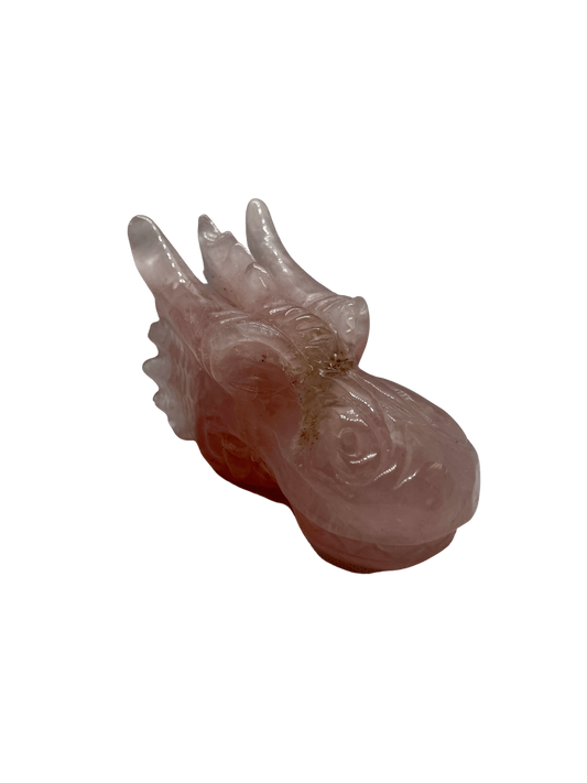 Rose Quartz Dragon Head (786g)